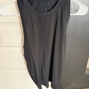 Lululemon Silverscent Black Yoga Striped Tank Top